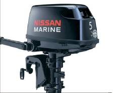Nissan Marine. 5,00 л.с., 2х тактный, бензин, нога S (381 мм), Год: 2015 год. Под заказ