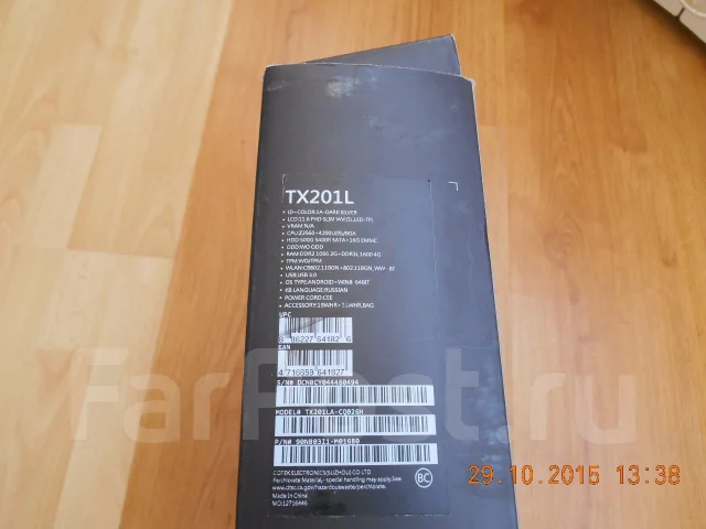 Asus Transformer Book. 11.6", 2,6����, ��� 4 ��, ���� 500���, WiFi: 1, Bluetooth: 1, ����������� �� 10��. ����