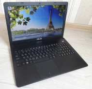 Asus X501U. 15.6", 1����, ��� 2048 ��, ���� 320���, WiFi: 1, Bluetooth: 1, ����������� �� 3��. ����