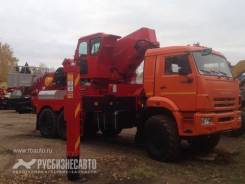 Hansin HS 4570. Телескопический автогидроподъемник ПСС-132.45 (HS4570) на шасси Камаз-, 11 700 куб. см., 45 м.
