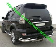 Защита бампера. Toyota Land Cruiser Prado. Под заказ
