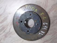 Диск тормозной. Nissan: Cube, Tiida, March, Tiida Latio, Note Двигатели: CR14DE, HR15DE, CR12DE, CR10DE, HR16DE