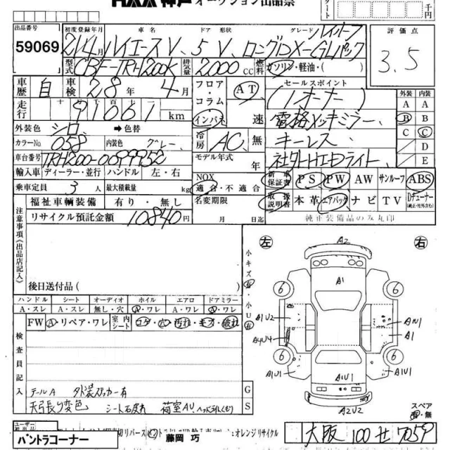 Toyota Hiace Van. TRH200. ��� ����� �� ���������� ����