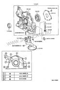 Сальник коленвала. Lexus ES250 Lexus RX300 Toyota Highlander Toyota Camry, VCV10, ACV30 Mazda 323 Двигатель 2VZFE