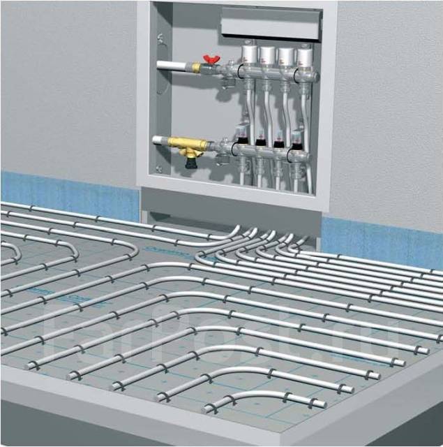 Как правильно разложить теплый водяной пол по комнатам
