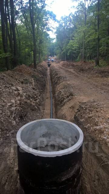Монтаж наружных сетей водопровода, канализации, устройство дренажа во ...