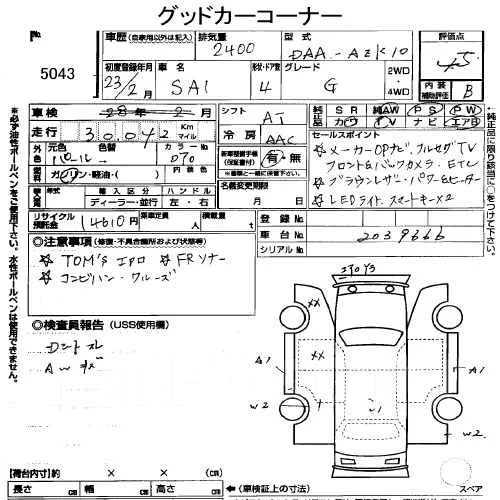 Toyota Sai. AZK10. ��� ����� �� ���������� ����