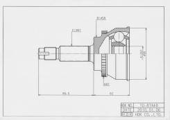 Шрус подвески. Toyota Avensis, AZT251L, AZT255, AZT250W, AZT250, AZT251W, AZT251, AZT255W, AZT250L