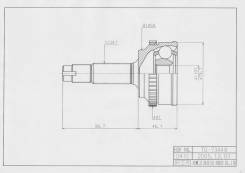 Шрус подвески. Toyota: Vitz, Yaris, Echo, Yaris / Echo, Platz Двигатель 1SZFE