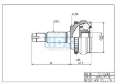 Шрус подвески. Toyota: Corolla, Corolla Verso, Town Ace Noah, RAV4, Vista Ardeo, Matrix, Wish, Auris, Corolla Fielder, Voltz, Avensis, Town Ace / Lite...