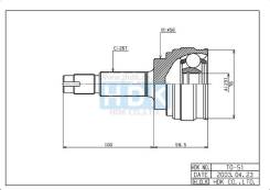 Шрус подвески. Toyota: Corolla, Corolla Verso, Picnic Verso / Avensis Verso, Cynos, Corolla / Sprinter Trueno, Picnic Verso, RAV4, Sprinter, Celica, C...