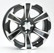 Диск ITP SS312 12x7 4/137 5+2 матовый черный со шлифовкой