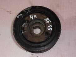 Шкив коленвала. Toyota Sprinter, AE95, AE92, AE91 Toyota Sprinter Carib, AE95G, AE95 Двигатели: 4AGE, 4AFE, 4AGELU, 4AF, 4AELU, 4AFHE