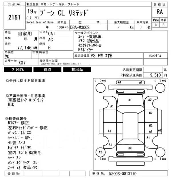 Daihatsu Boon. M300S. ��� ����� �� ���������� ����