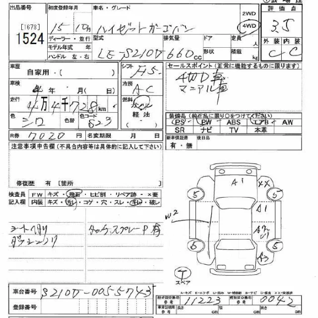 Daihatsu Hijet. S210. ��� ����� �� ���������� ����