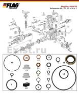 Ремкомплект тнвд. Toyota Land Cruiser Prado Toyota Land Cruiser Двигатель 1HZ
