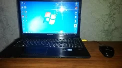 Lenovo B570. 15.6", 2,1����, ��� 4 ��, ���� 500���, WiFi, Bluetooth, ����������� �� 4��. ����