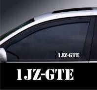 Наклейка. Toyota: Mark II Wagon Blit, Mark II, Verossa, Supra, Crown Majesta, Soarer, Cresta, Crown, Chaser Двигатель 1JZGTE
