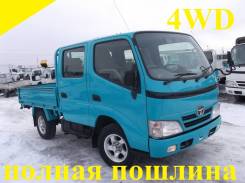 Toyota Toyoace. Toyota ToyoAce 4WD, двухкабинник+борт, 3 000 куб. см., до 3 т