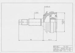 Шрус подвески. Toyota Vitz, NCP91 Toyota Yaris, NCP91 Toyota Vios, NCP93 Двигатели: 1NZFE, 2NZFE