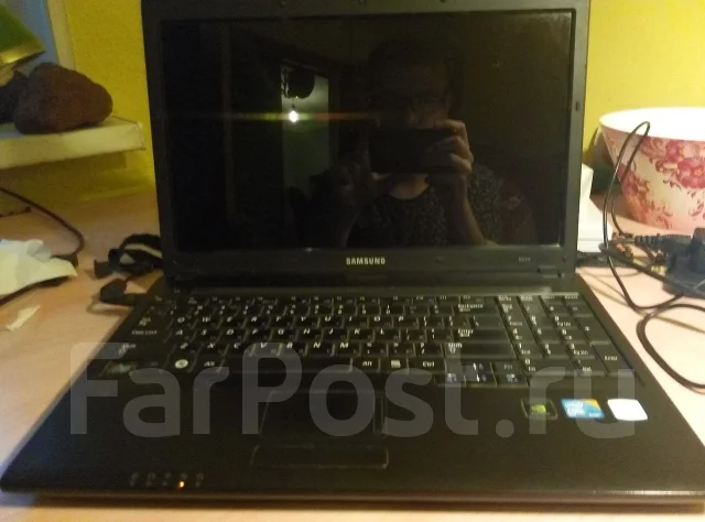 Samsung R519. 15", 2,2����, ��� 3072 ��, ���� 250���, WiFi: 1, Bluetooth: 1 ����