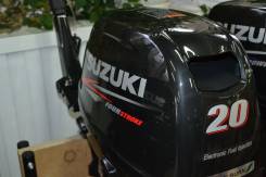 Suzuki. 20,00 л.с., 4х тактный, бензин, нога S (381 мм), Год: 2015 год