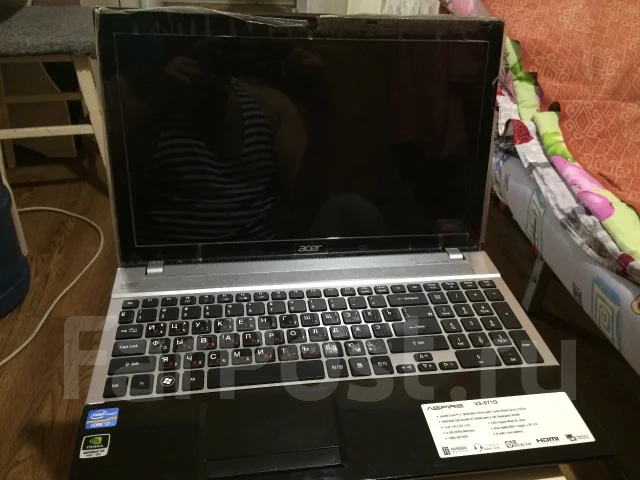 Acer Aspire V3-571G. 15.6", 2,4����, ��� 8 ��, ���� 930���, WiFi: 1, Bluetooth: 1, ����������� �� 4��. ����