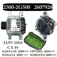 ��������� Hyndai, KIA 12V 37300-2G500 110A Valeo Kor i35 Sonata Cerato 37300-2G500, 37300-2G600, 37300-25250, TG11C089, 37300-2G150 ����