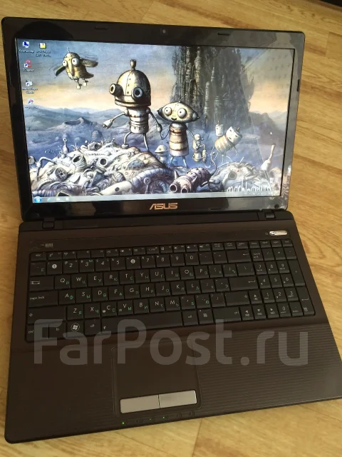 Asus X53U. 15.6", 1,6����, ��� 4 ��, ���� 320���, WiFi: 1, ����������� �� 2��. ����