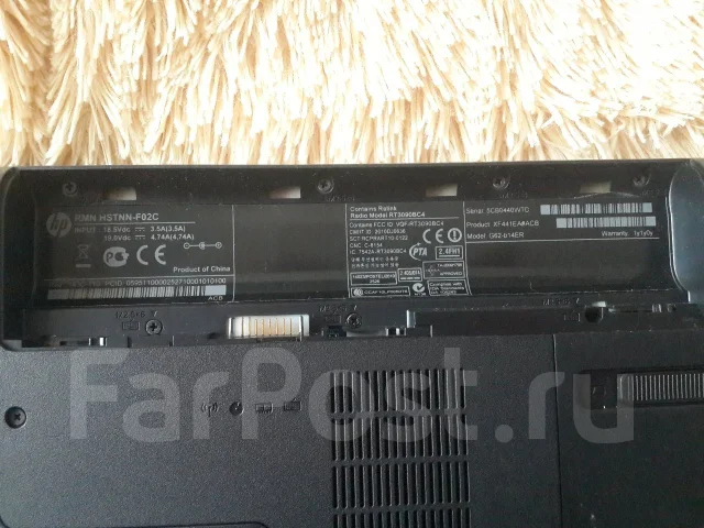 HP G62. 19", WiFi: 1, Bluetooth: 1 ����