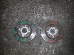 Диск тормозной. Toyota: Vitz, bB, Yaris, WiLL Cypha, Echo, Funcargo, ist, Platz, WiLL Vi, Succeed, Probox, Belta, Yaris / Echo Двигатели: 1SZFE, 1NZFE...
