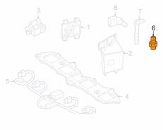 Датчик детонации. Chevrolet: Camaro, Express, Silverado, Avalanche, Corvette, Suburban Pontiac GTO Pontiac Firebird