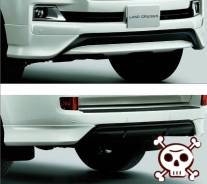 Обвес кузова аэродинамический. Toyota Land Cruiser, J200, URJ202, URJ202W, UZJ200, UZJ200W, VDJ200 Toyota Urban Cruiser Двигатели: 1URFE, 1VDFTV, 2UZF...