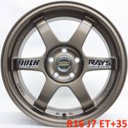 RAYS VOLK RACING. 7.0x16, 5x114.30, ET35, ЦО 73,1 мм.
