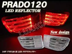 Катафот. Toyota Land Cruiser Prado, RZJ120W, KDJ120W, KDJ121W, VZJ121W, VZJ120W, VZJ125W, TRJ120W, GRJ120W, KDJ125W, RZJ125W, GRJ121W, TRJ125W