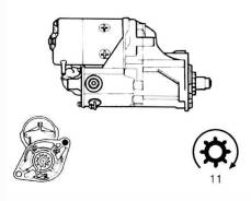 Стартер. Hino Ranger Hino Dutro Toyota Dyna