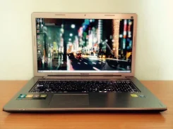 Lenovo IdeaPad Z710. 17.3", 2,4����, ��� 8 ��, ���� 1 000���, WiFi: 1, Bluetooth: 1, ����������� �� 3��. ����