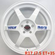 RAYS VOLK RACING. 7.5x17, 5x114.30, ET35, ЦО 73,1 мм.