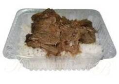 Печень жареная с луком с гарниром (Готовые обеды)