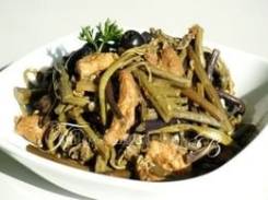 Папоротник со свининой (Праздничное меню)