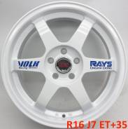 RAYS VOLK RACING. 7.0x16, 5x100.00, ET35, ЦО 73,1 мм.