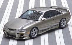 Порог пластиковый. Nissan Silvia, S14