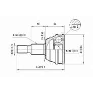 Шрус AUDI A3 1.6 96-03 SKODA Octavia 96-10 VOLKSWAGEN Bora Golf New Beetle 01-10 Ruville 75418