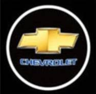 Лазерный проектор логотипа Chevrolet в двери