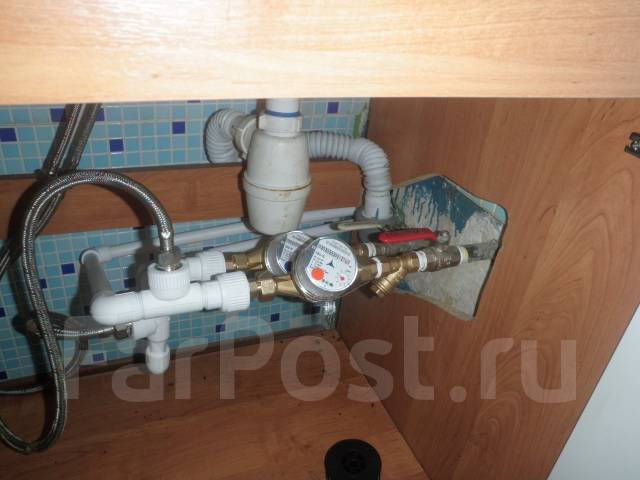 Установка водосчетчиков с регистрацией , гарантией и договором ...