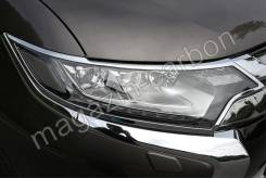 Накладка на фару. Mitsubishi Outlander