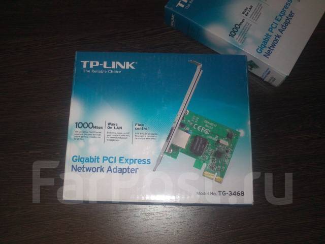 Карта сетевая pci e tp link tg 3468