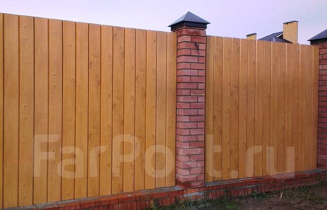 Забор из металлосайдинга - Металлоконструкции и прокат во Владивостоке