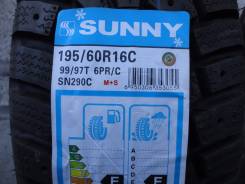 Sunny SN290C. Зимние, без шипов, 2014 год, без износа, 4 шт