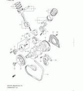 Обводной ролик. Suzuki